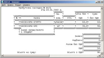 Відкритий файл у блокноті