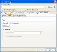 Закладка Basic