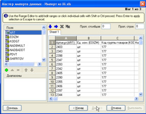 Імпорт даних із Excel