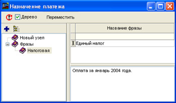 Довідник призначень платежу